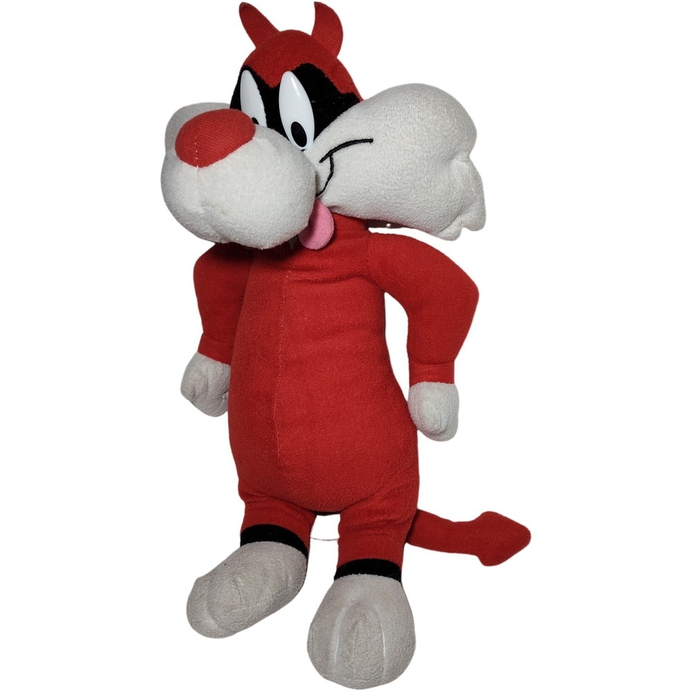 Nanco Looney Tunes 18" Plush Devil Sylvester Standing‎ 2010 Stuffed Animal Toy